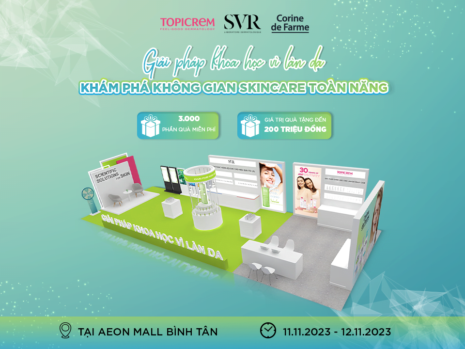 Trải nghiệm không gian skincare tại sự kiện Giải pháp khoa học vì làn da