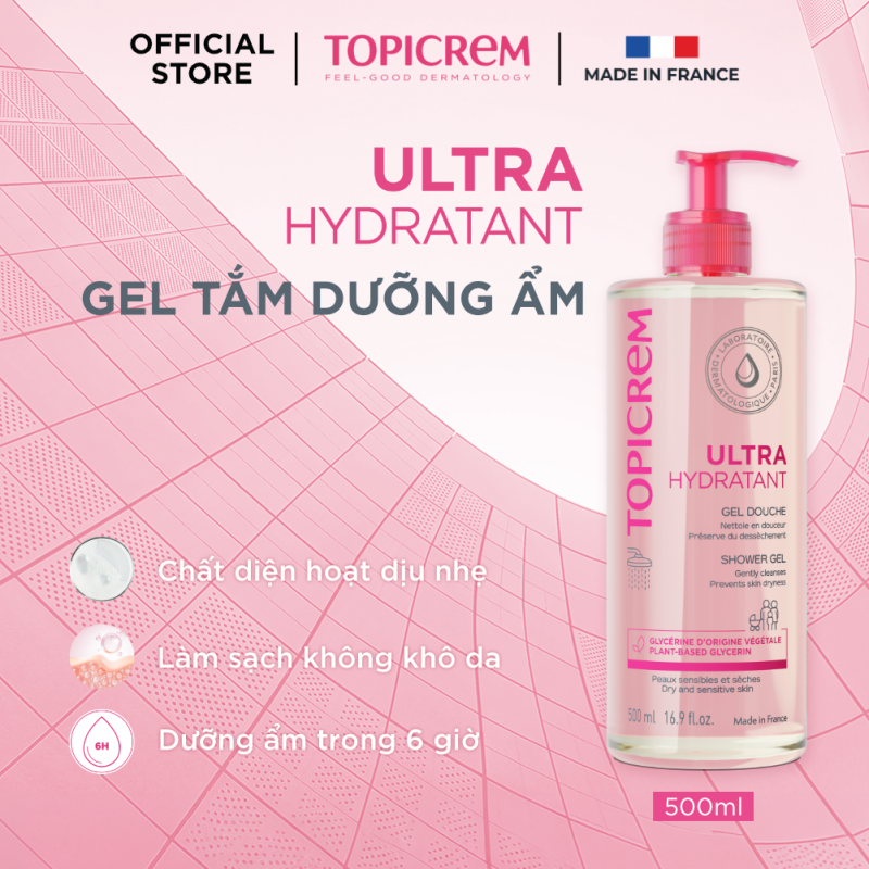 Topicrem ULTRA HYDRATANT Gel Douche 500ml