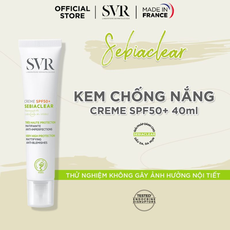 SVR SEBIACLEAR Creme SPF50+ 40ml