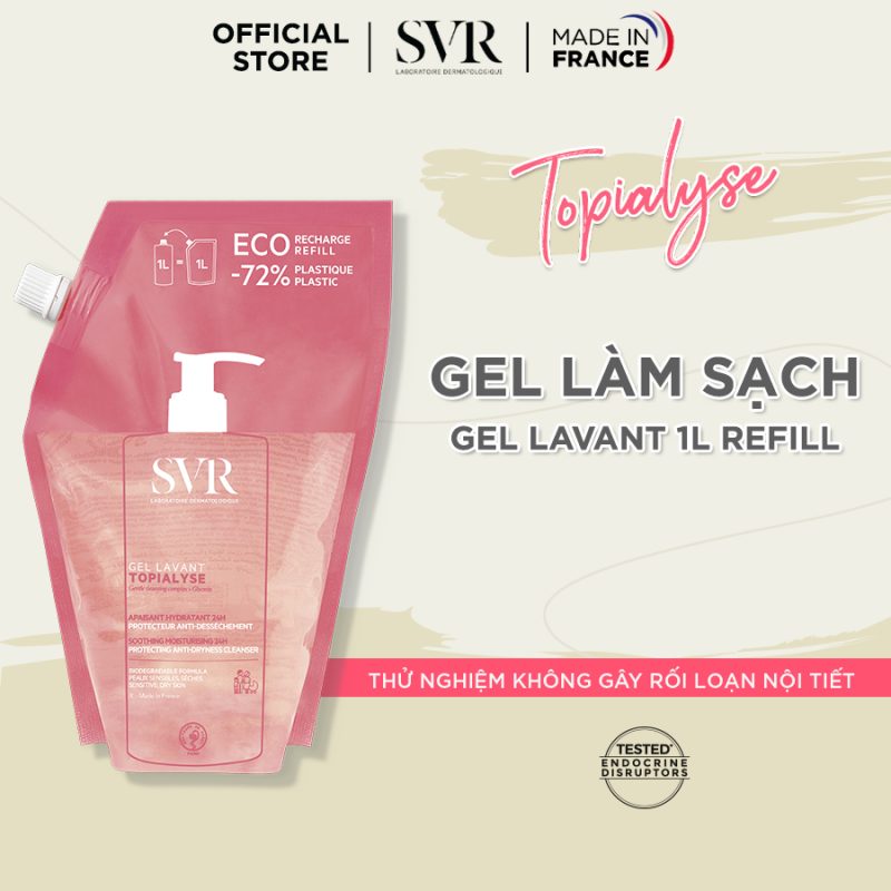 SVR Topialyse Gel Lavant 1L Refill