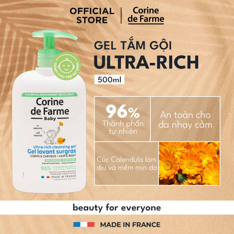Corine de Farme Ultra-rich Cleansing Gel 500ml