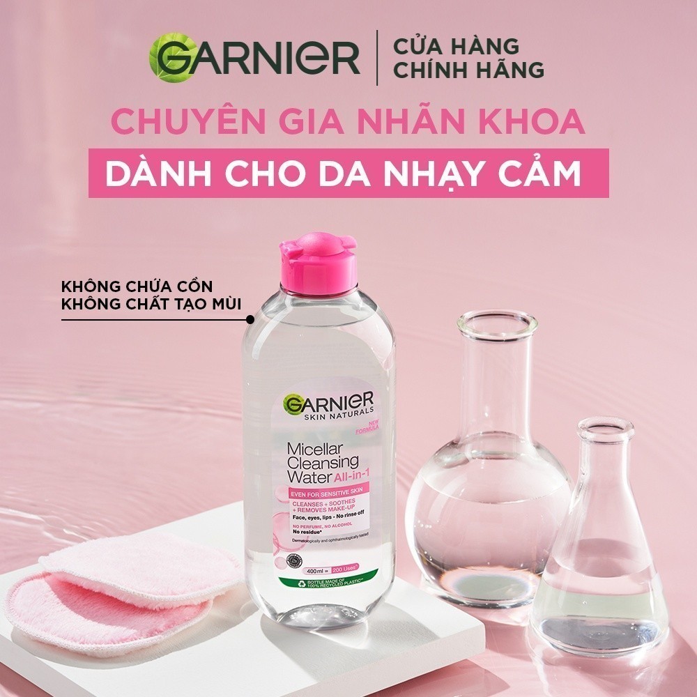 Top nước tẩy trang da mụn nhạy cảm có thể sử dụng