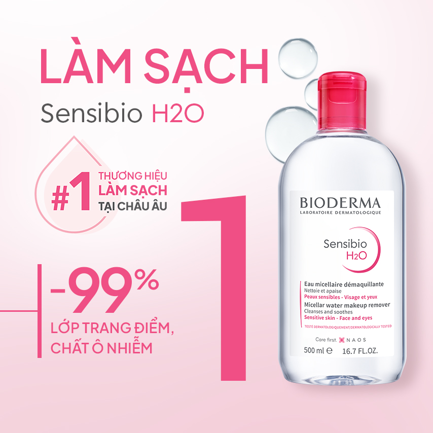 Top nước tẩy trang cho da nhạy cảm mà bạn nên thử