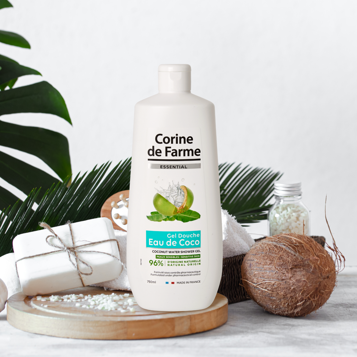 Corine de Farme Essential Coconut Water Shower Gel 750ml