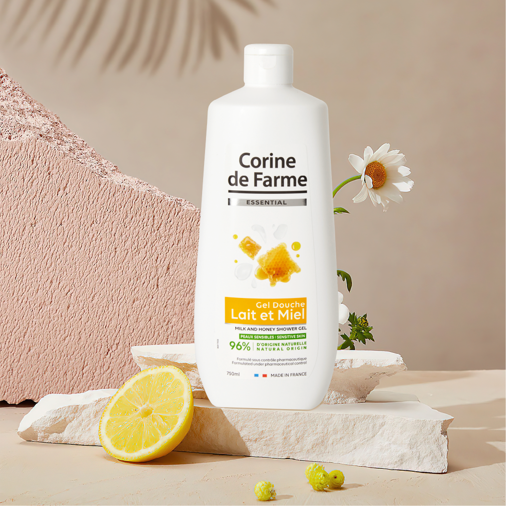 Corine de Farme Essential Milk And Honey Shower Gel 750ml