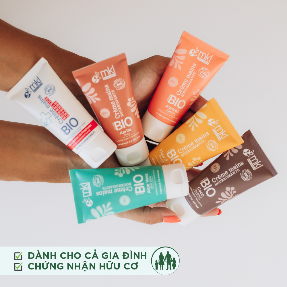 MKL Certified Organic Hand Cream Apricot 50ml