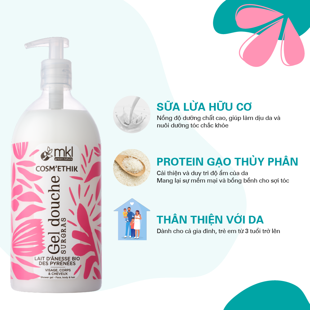 MKL Shower Gel Donkey’s Milk 1L