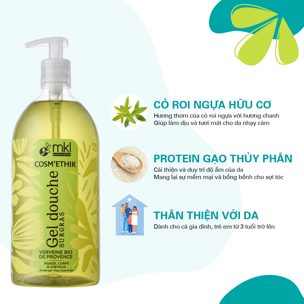 MKL Shower Gel Verbena 1L