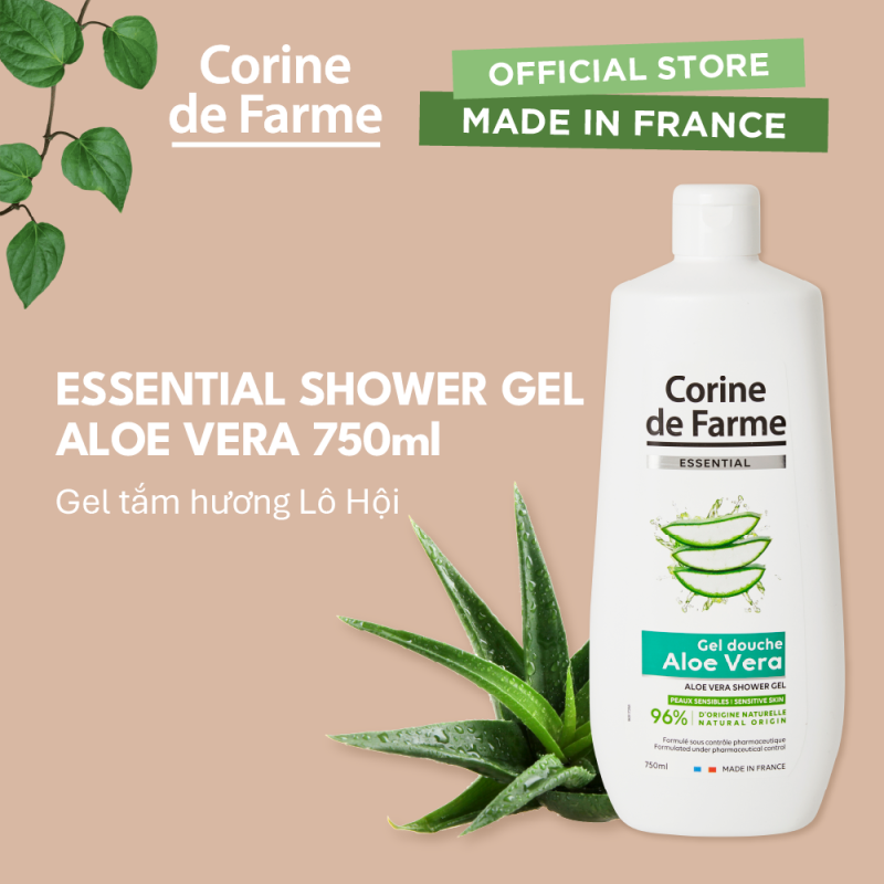 Corine de Farme Essential Aloe Vera Shower Gel 750ml