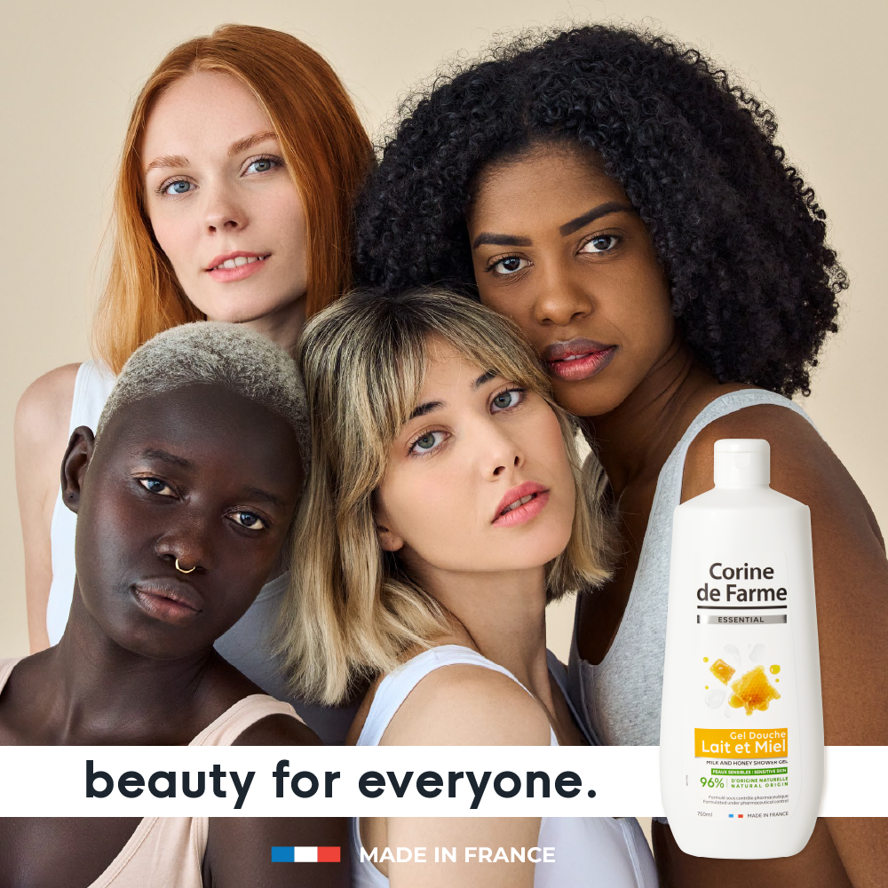 Corine de Farme Essential Milk And Honey Shower Gel 750ml