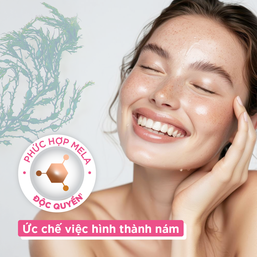 Phức hợp Mela độc quyền –  Bí quyết đánh thức làn da sáng mịn 