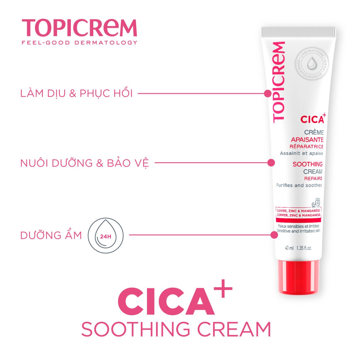 Giải pháp phục hồi làn da tổn thương từ Topicrem