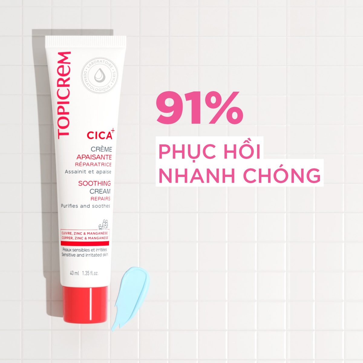 Giải pháp phục hồi làn da tổn thương từ Topicrem