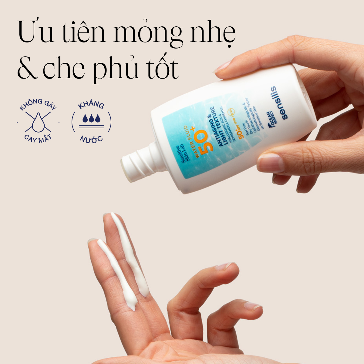 Chống nắng vô hình chuẩn Invisible Glow