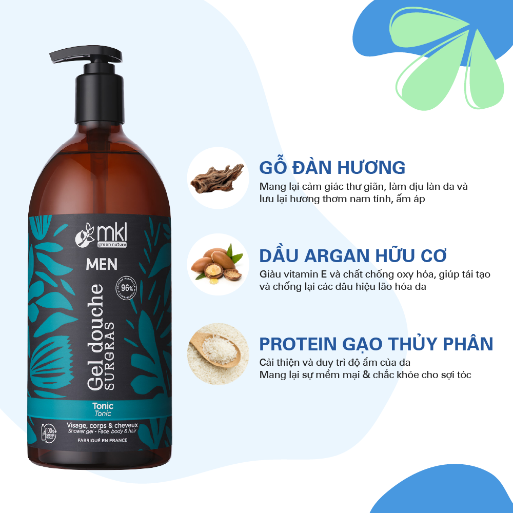 MKL Shower Gel Men Tonic 1L