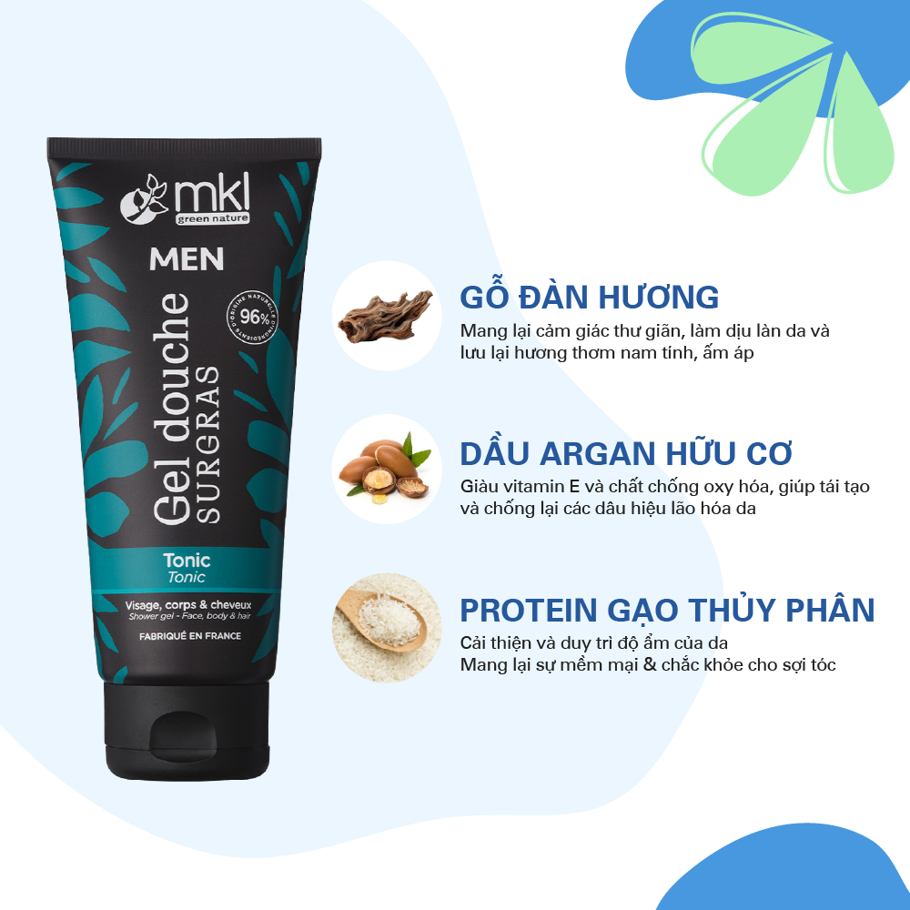 MKL Shower Gel Men Tonic 200ml